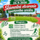 Otvorenie športového areálu 2026 - plagát podujatia