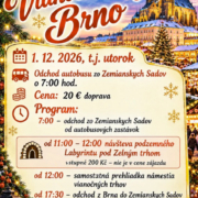 Zájazd Vianočné trhy Brno 2026 - Plagát
